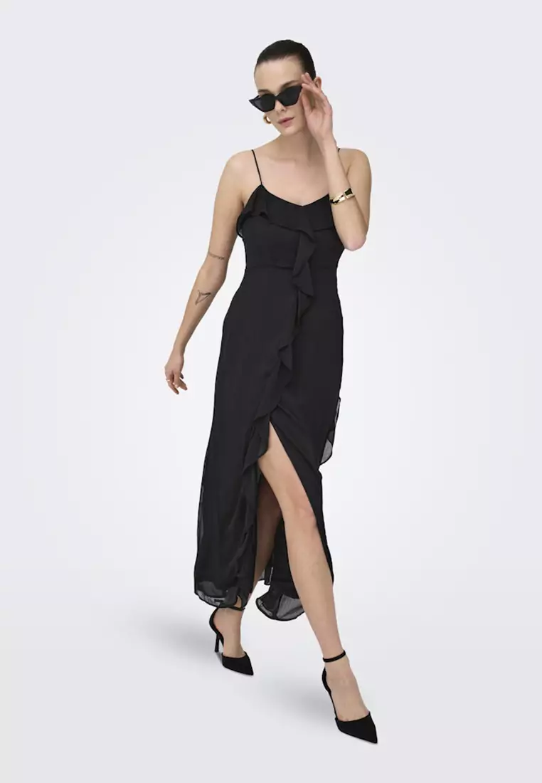 Buy JACQUELINE DE YONG Belle Frill Maxi Dress 2026 Online | ZALORA