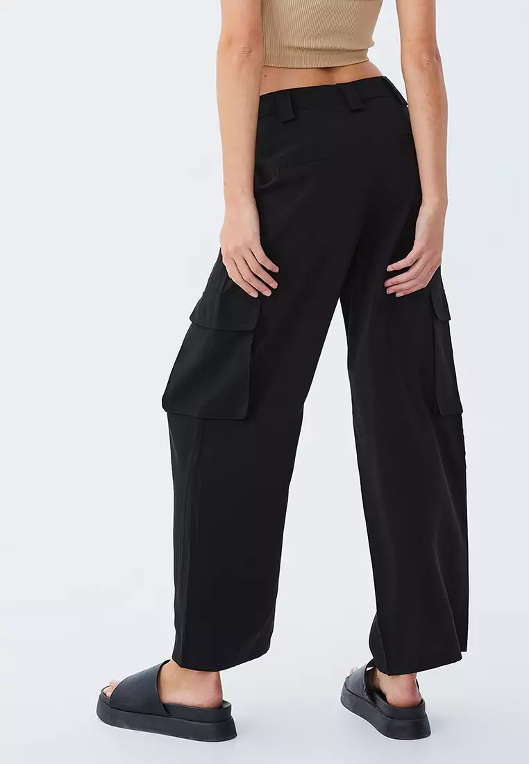 Cotton On cargo pant in black