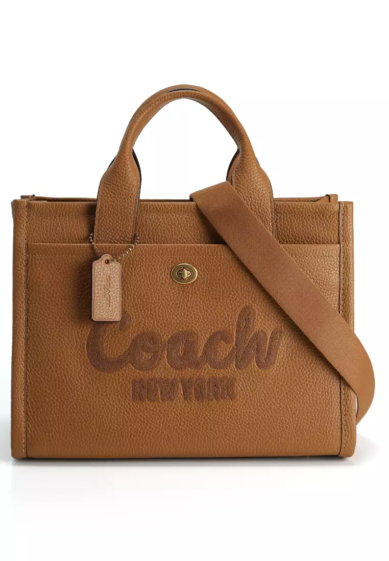 バッグ Vintage Coach Leather Tote Bag Brown Coach Vintage Leather Tote Bag | Brown | FARFETCH ID