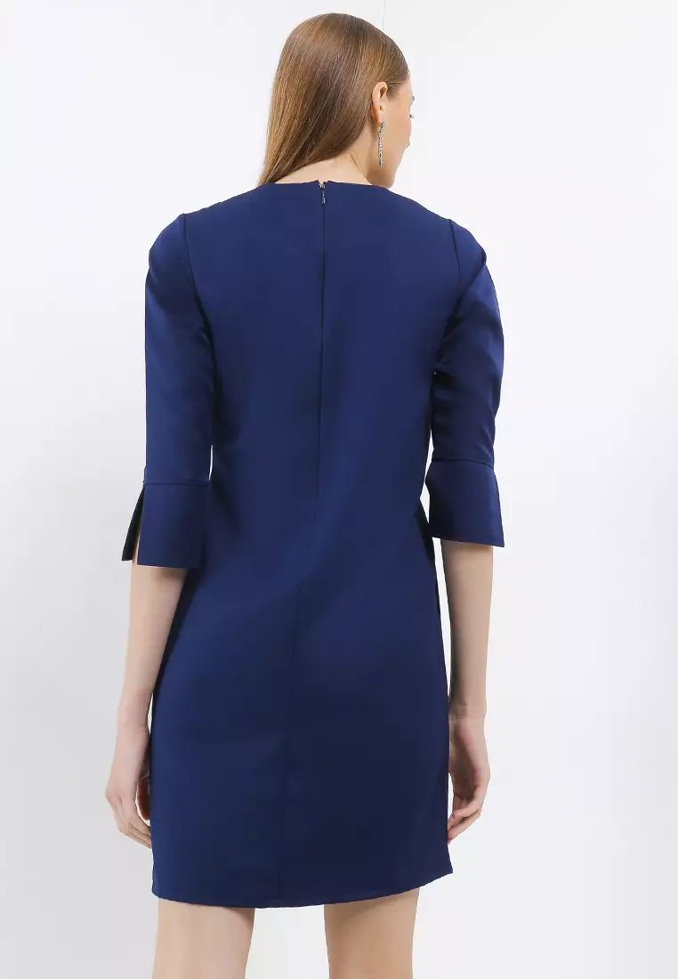 Novia Dress In Navy