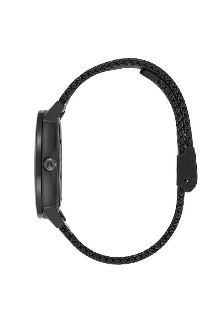 Jam Tangan Pria Rollo 38 A1087001 Strap Stainless Steel Hitam