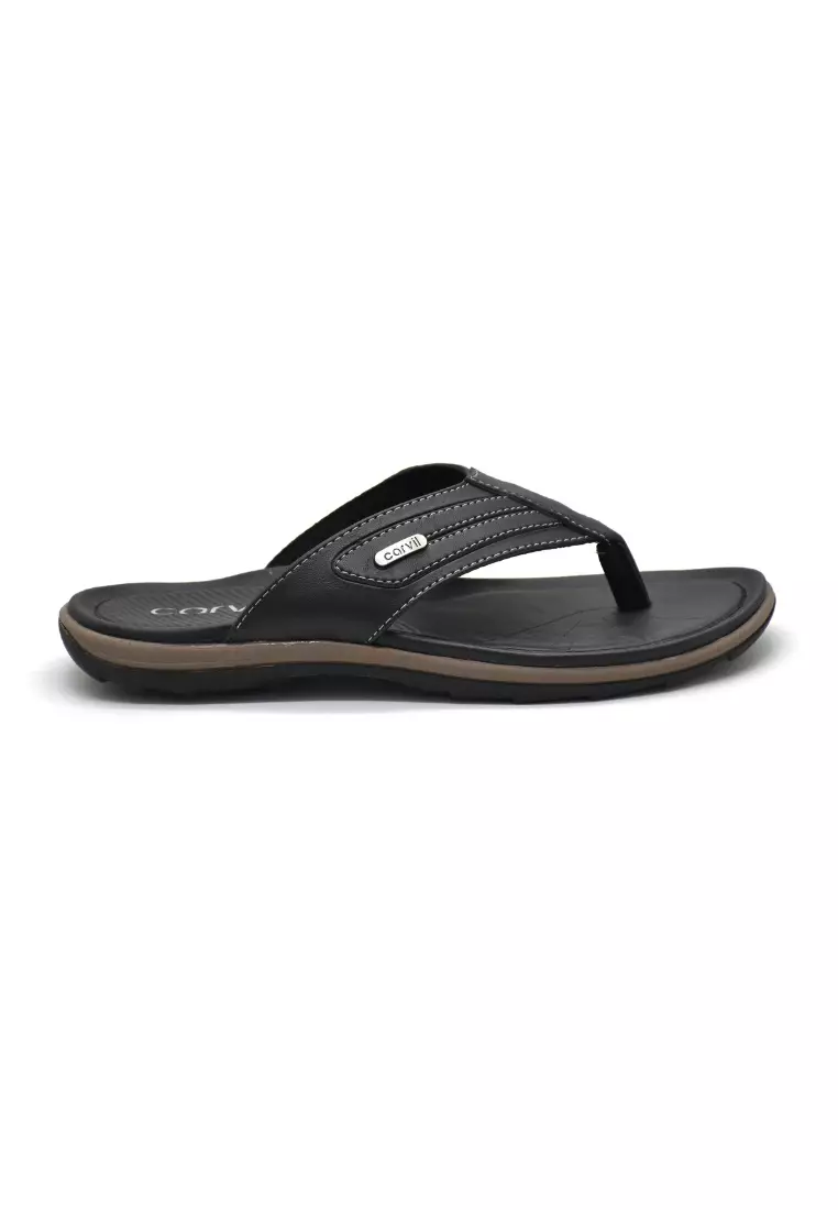 Carvil Sandal Pria Darick-01 M Black