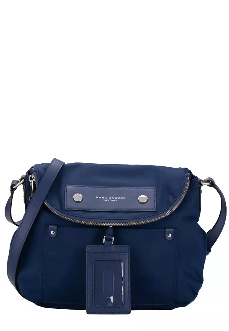 Marc Jacobs Preppy Nylon Natasha Crossbody Bag in Azure Blue