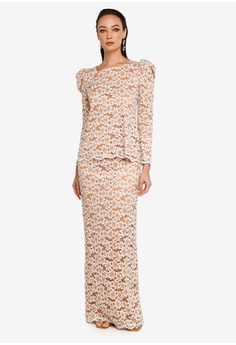 Buy Baju Kurung Lace Collection Online Zalora Malaysia Brunei