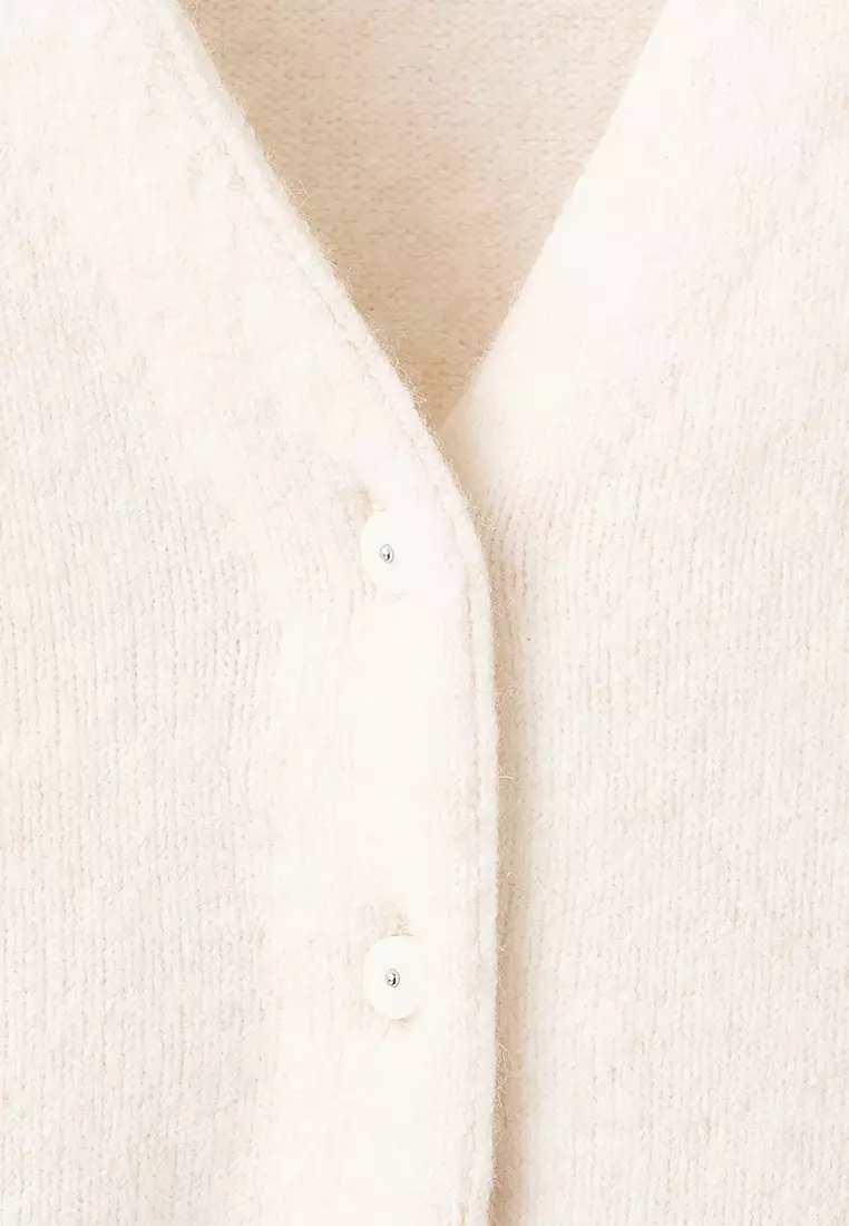 V-Neck Knitted Cardigan