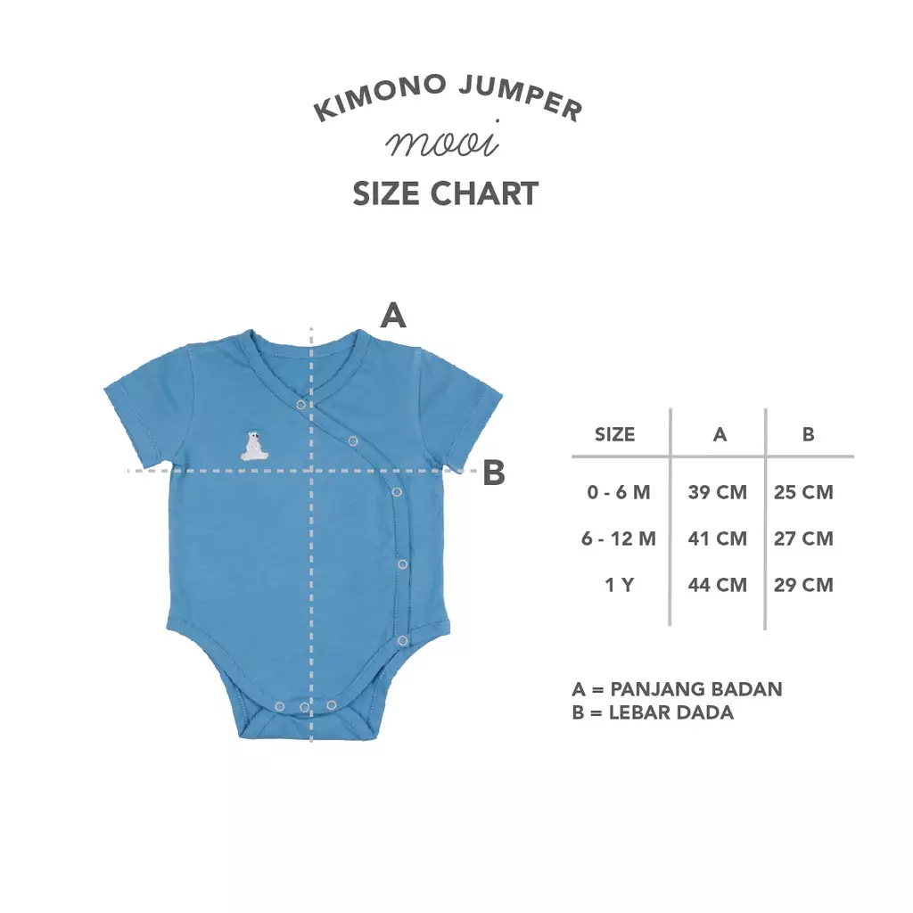 Mooi Jumper Kimono Jumper Bayi - Tosca