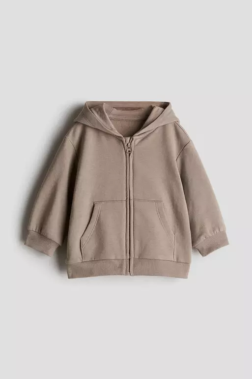 Zip-through hoodie