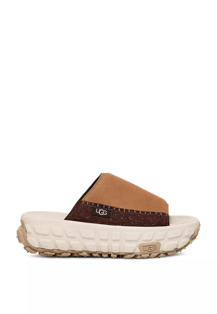 Discount on Ugg  shoes - SKU: Ugg All Gender Venture Daze Slide Sandal - Chestnut-Ceramic (1152680-Ctc)