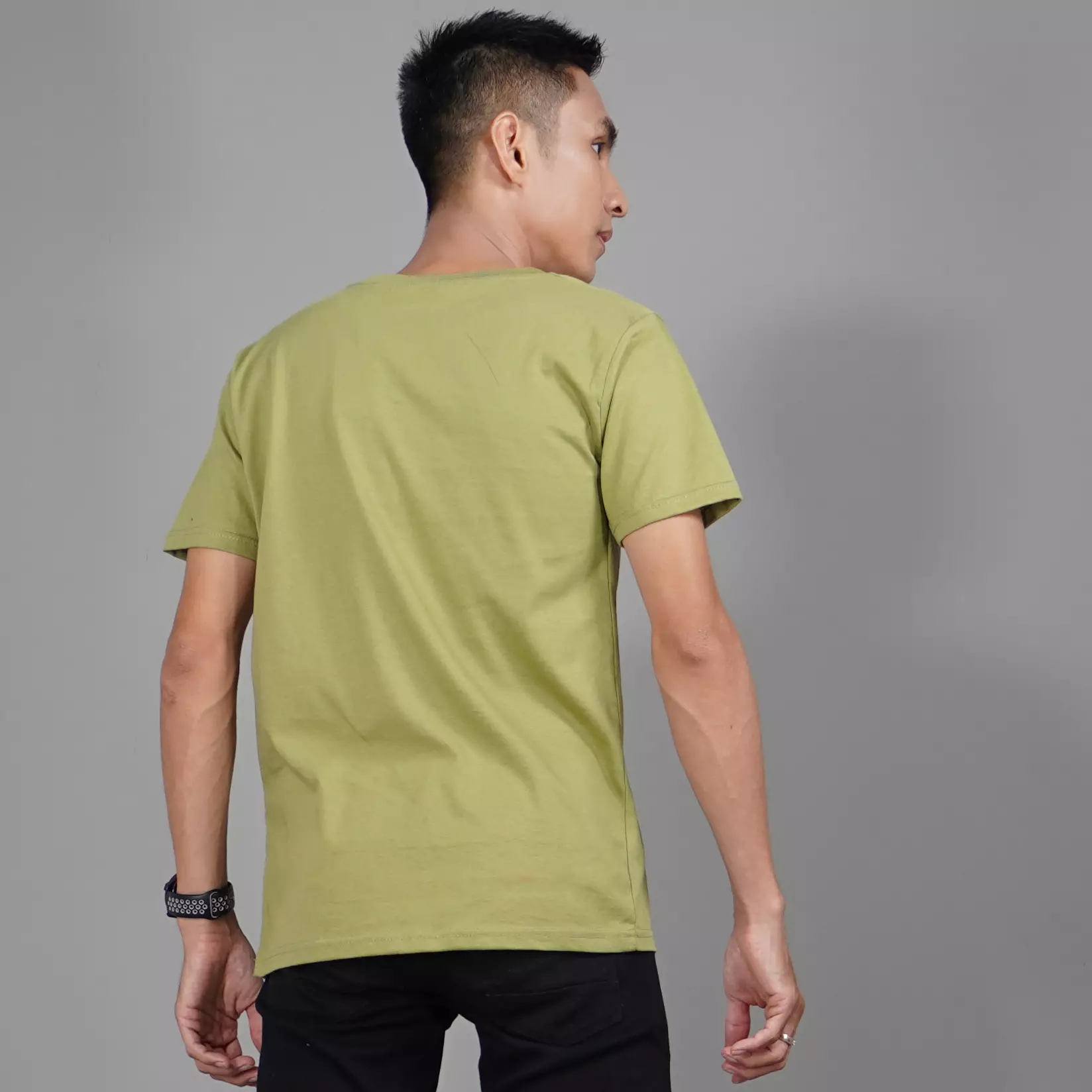 Kaos Pria Lengan Pendek Kaos Polos Katun Pria - MATCHA
