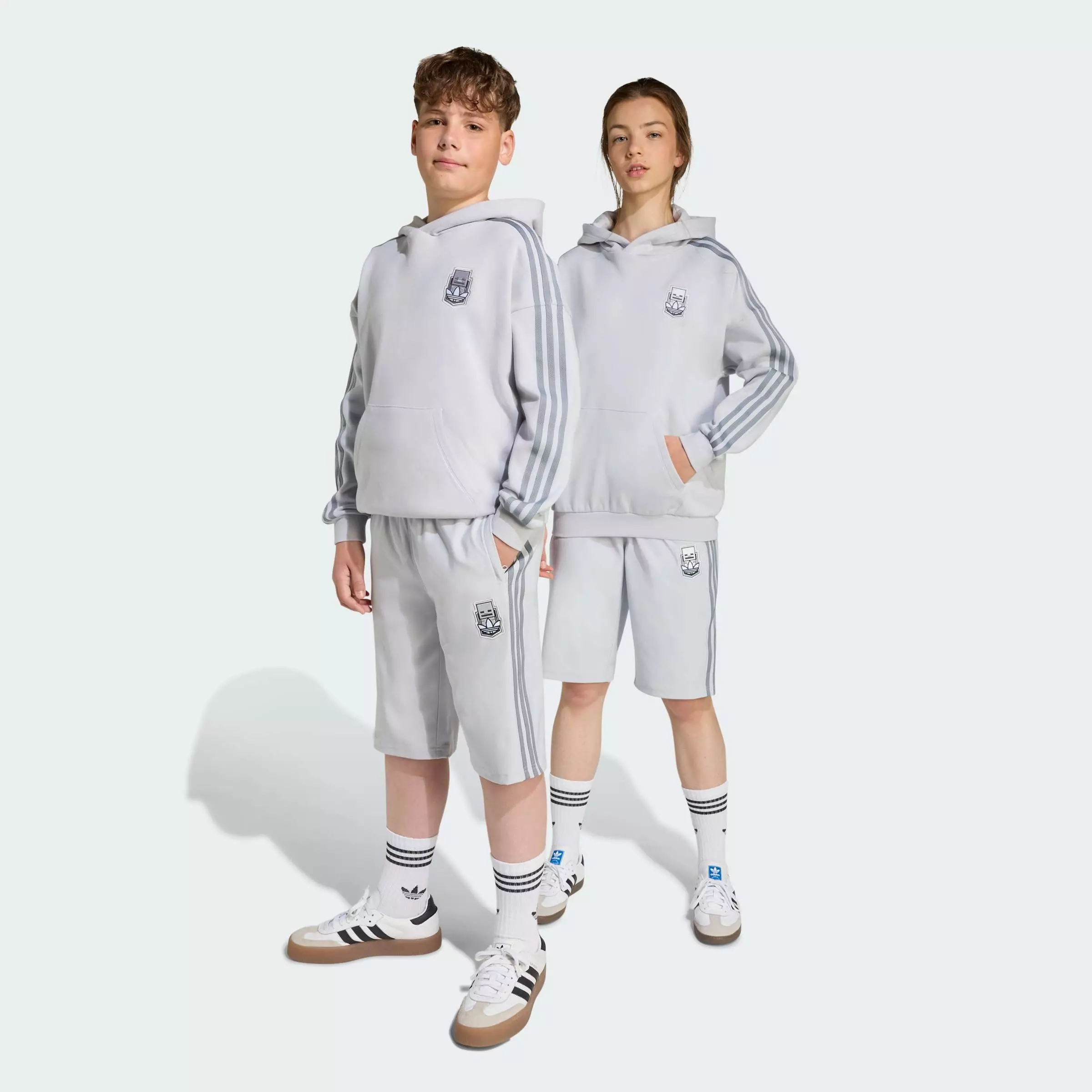 Lifestyle x Minecraft Shorts Kids Unisex Grey JW7733