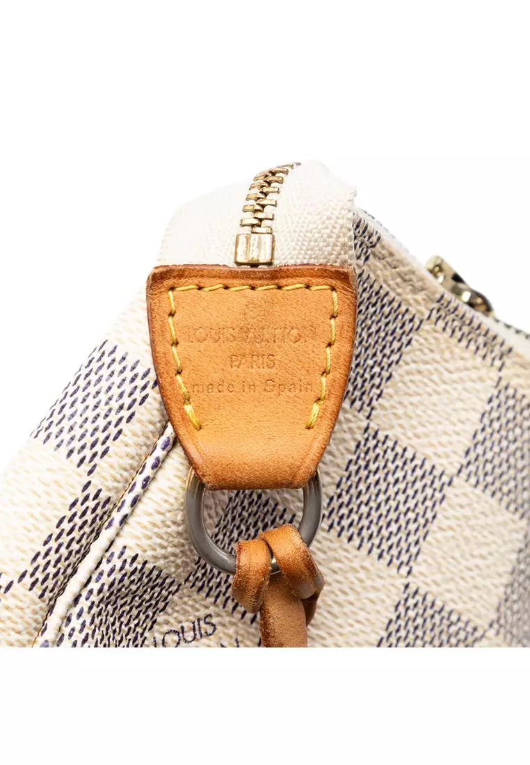 Pre-Loved Louis Vuitton Damier Azur Pochette Accessoires
