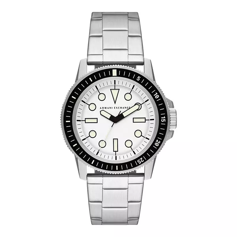 Jam Tangan Armani Exchange Watch Mens Silver Armani Exchange