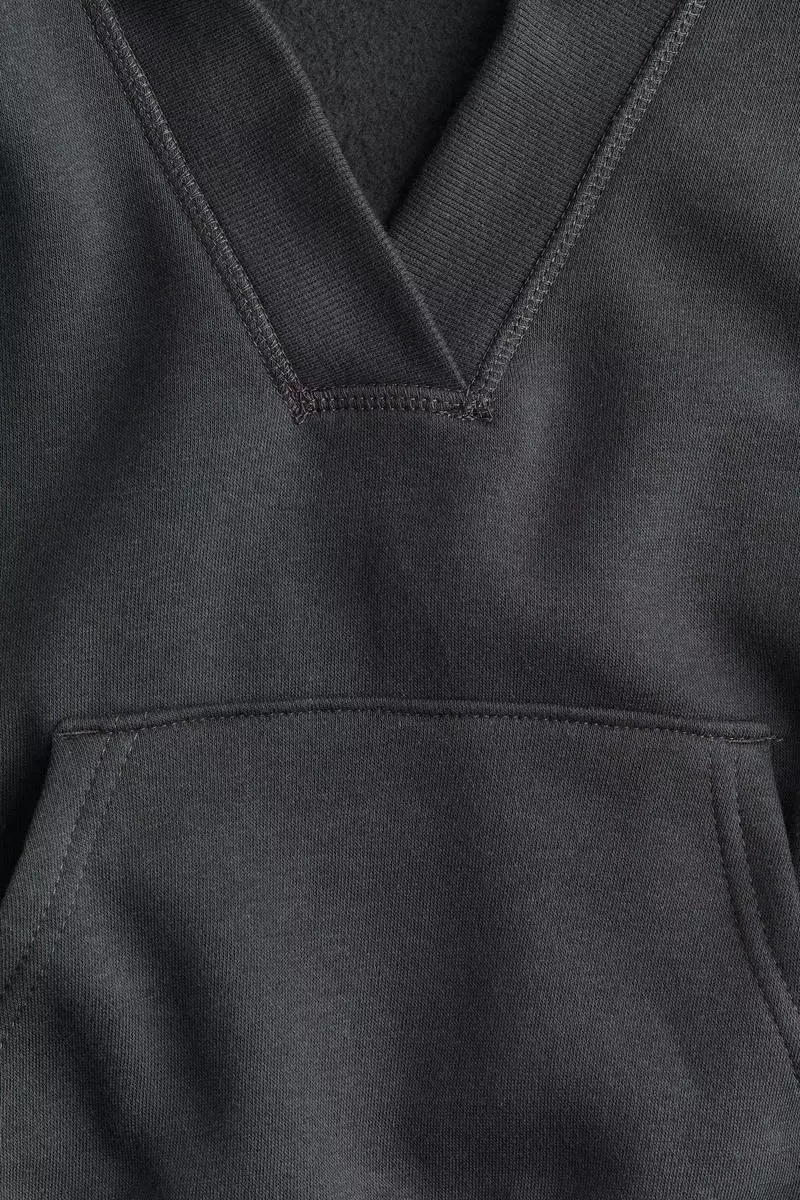 V-neck hoodie