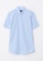 LC WAIKIKI blue Regular Fit Short Sleeve Men's Shirt 163F4AA9FDB2A2GS_6