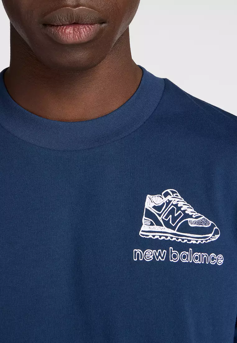 Left Chest Shoe Sketch T-Shirt