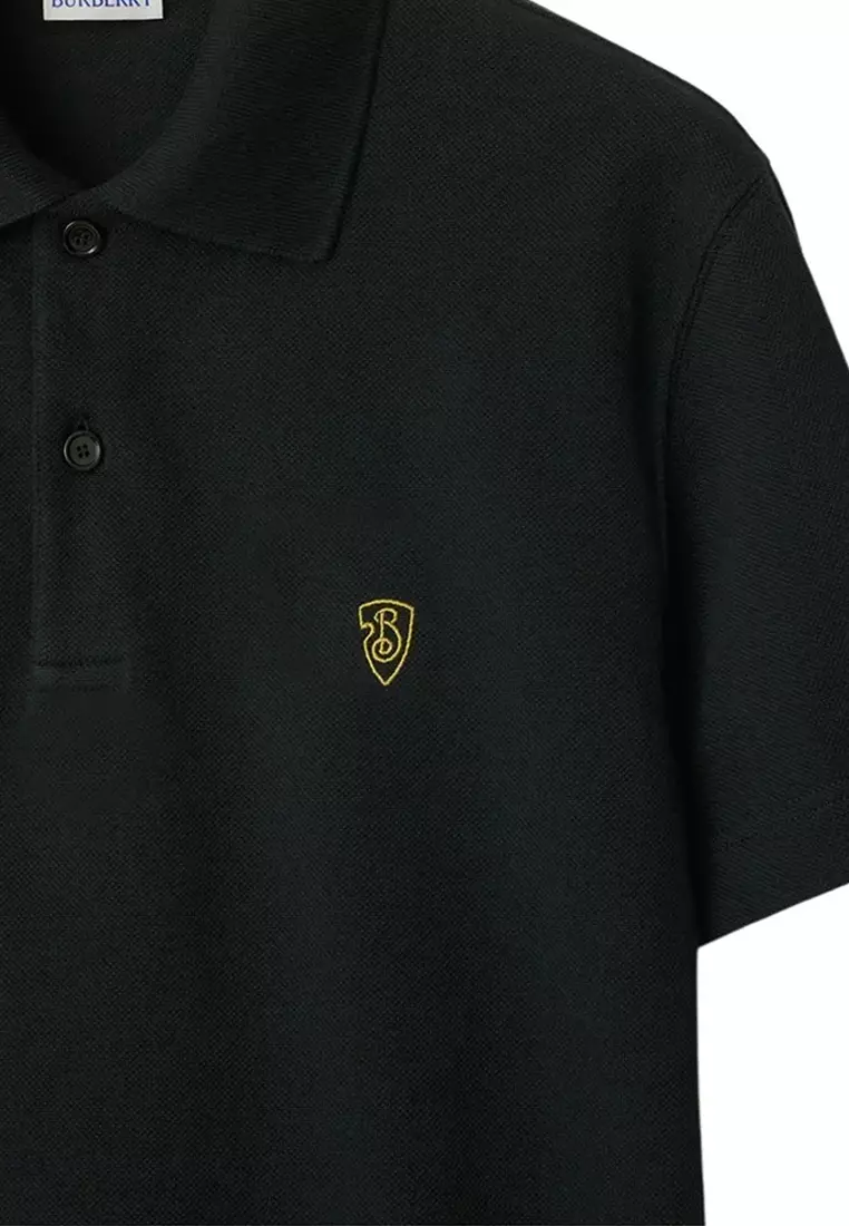 Men's Short-sleeved Polo Shirt in Coal Color 80998821