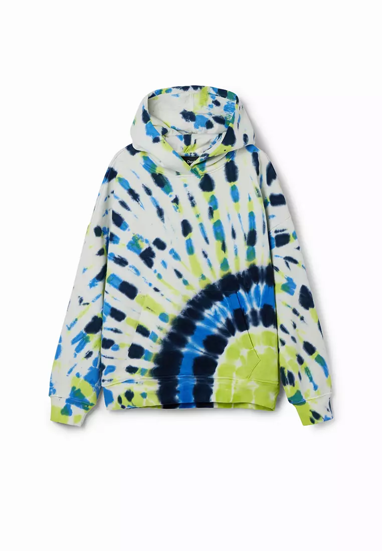 Desigual Boy Oversize tie-dye sweatshirt.