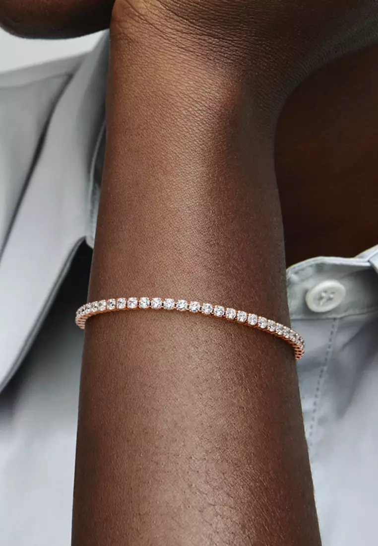 Rose gold tennis bracelets shop