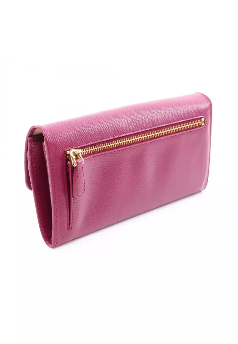Buy Prada Pre-Loved Prada SAFFIANO TUC Bi-fold Long Wallet