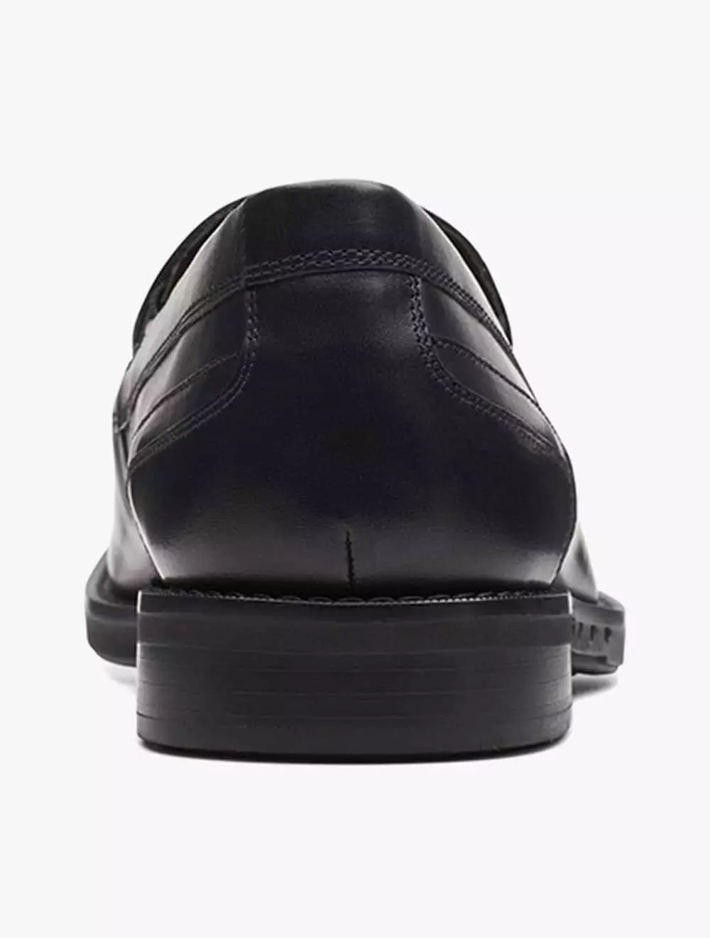 Jual Clarks Clarks Un Hugh Step Men's Shoes- Black Leather Original ...