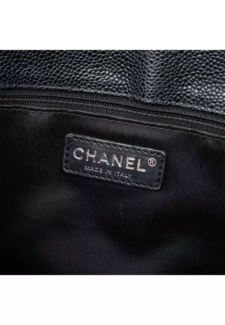 Pre-Loved Chanel Caviar Grand Shopping Tote
