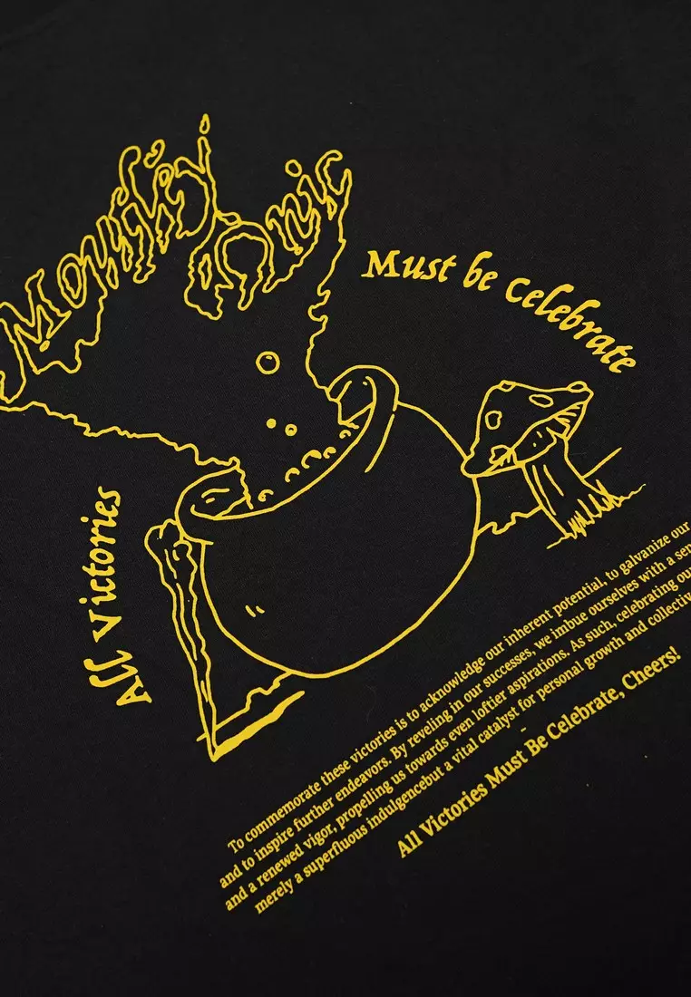 Moutley x Onic - Men's T-Shirt Short Sleeve Oversized Fit Cotton 16s Cheers OL-C060325