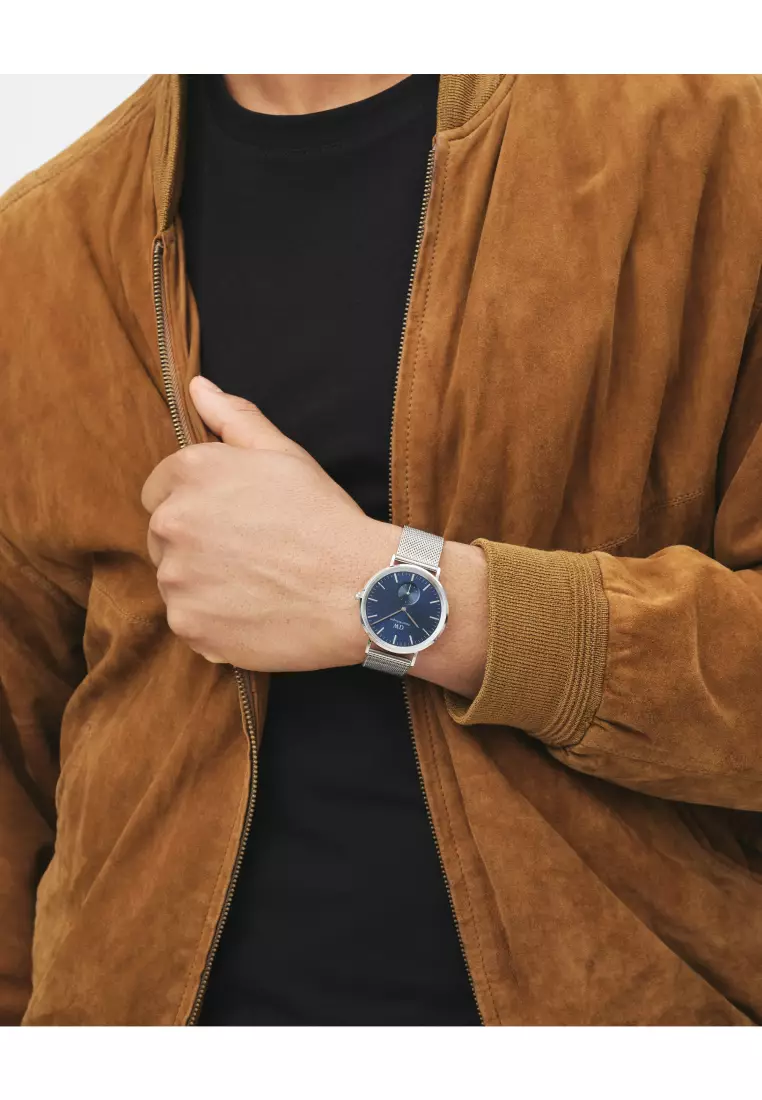 Watch silver strap new arrivals