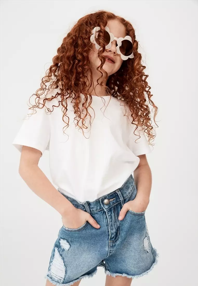 Buy Cotton On Kids Sunny Denim Short 2023 Online ZALORA Singapore