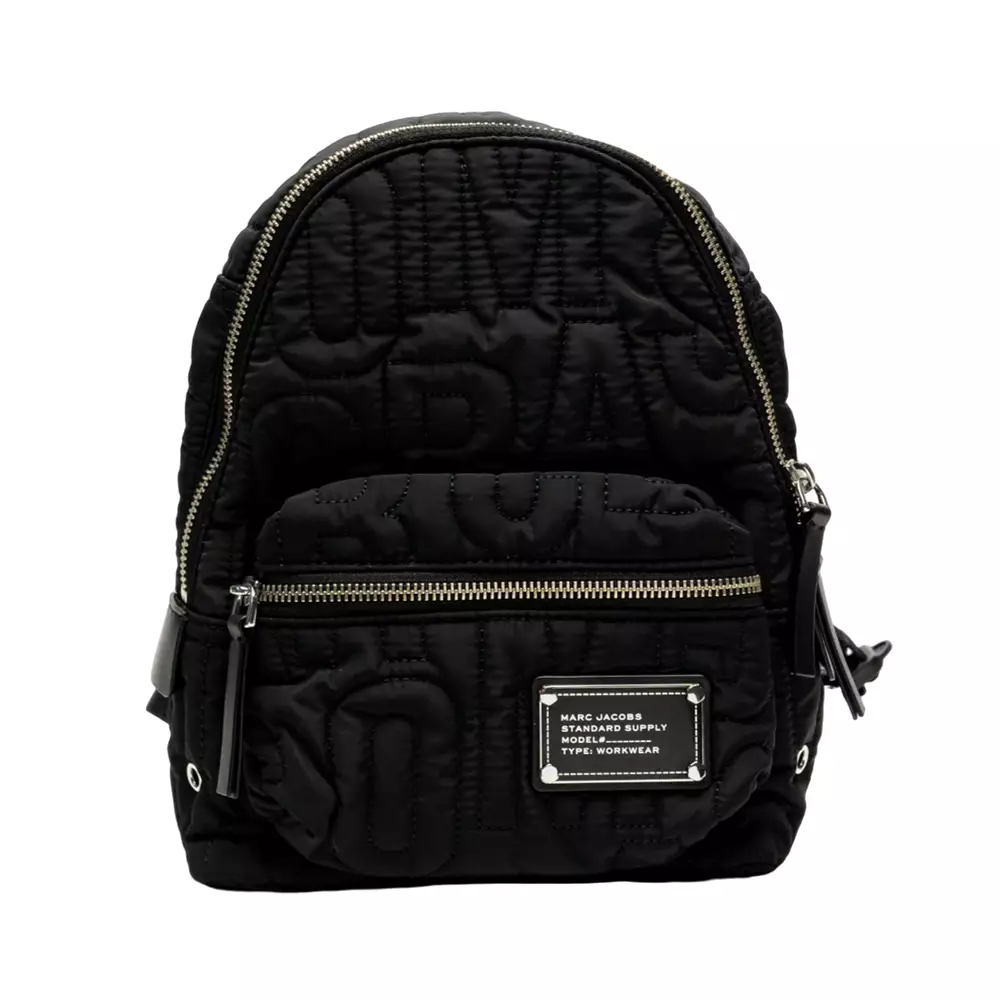 Jual MARC JACOBS Marc Jacobs Stamp Logo Patch Nylon Backpack Black Original 2024 ZALORA