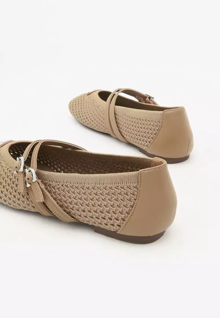 Slide On Flat Ballerinas
