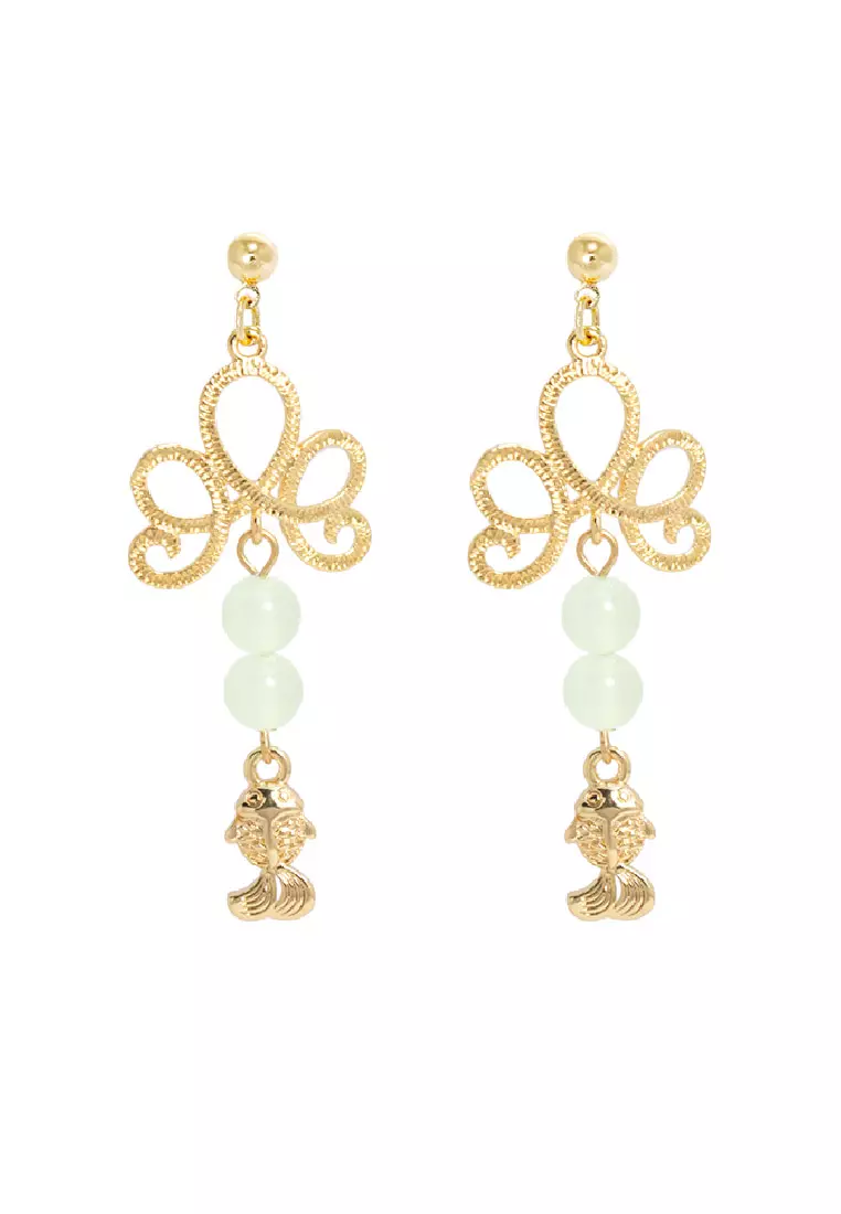 Real gold earring clearance