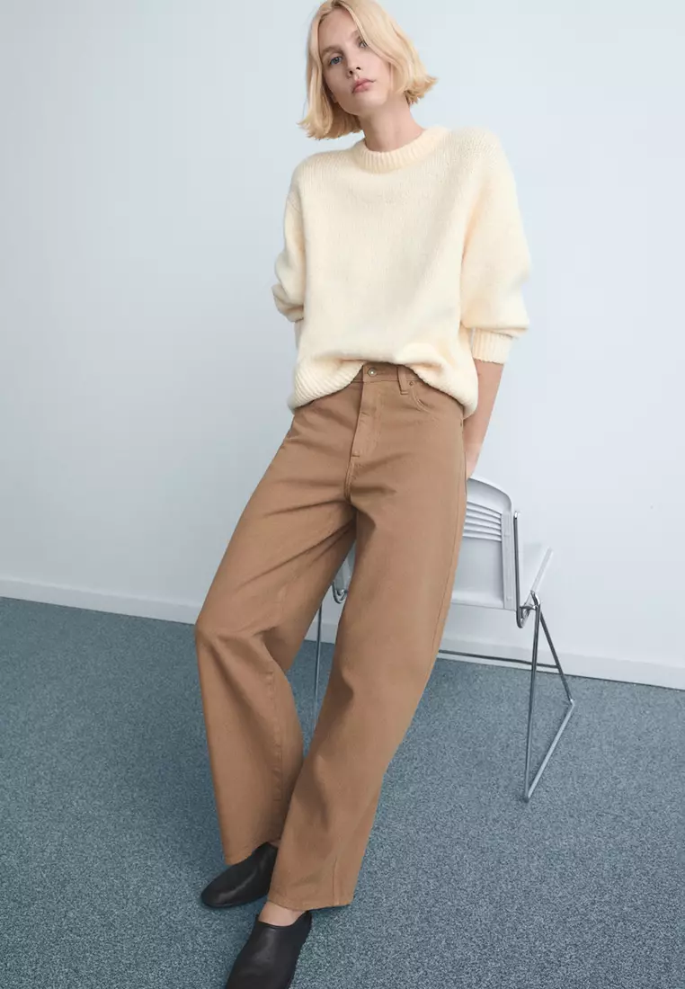 Low-Rise Balloon Jeans