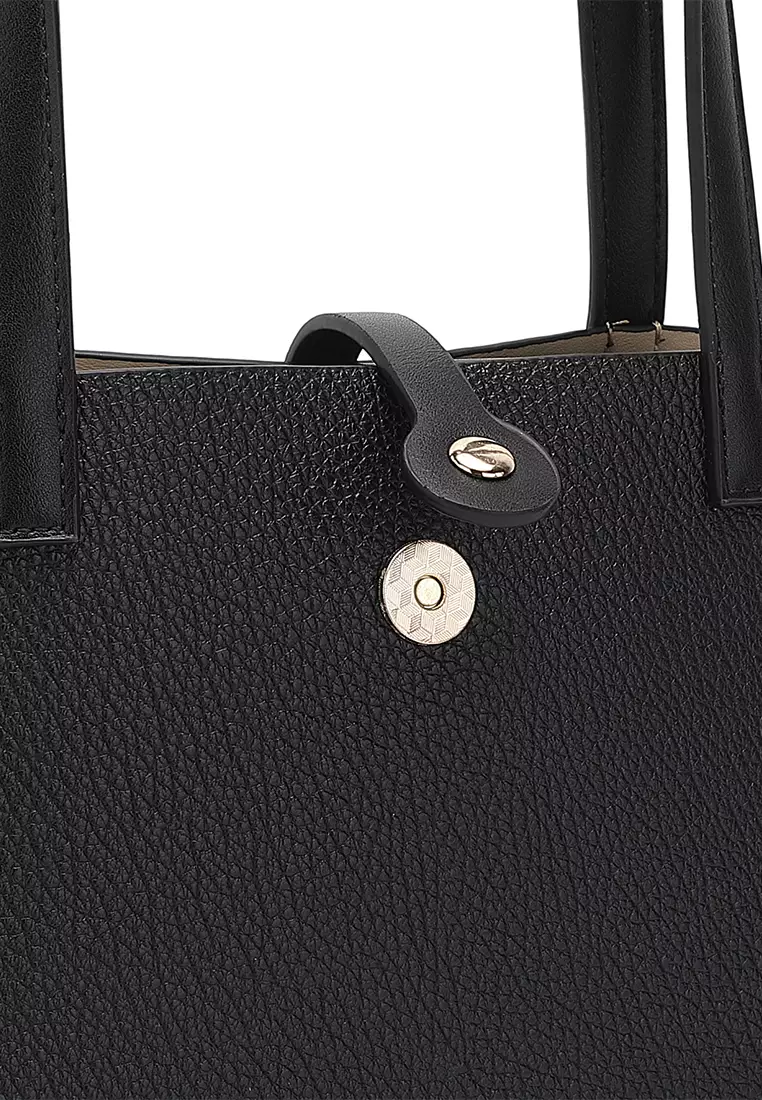 Women's Shoulder Bag / Top Handle Bag - Black