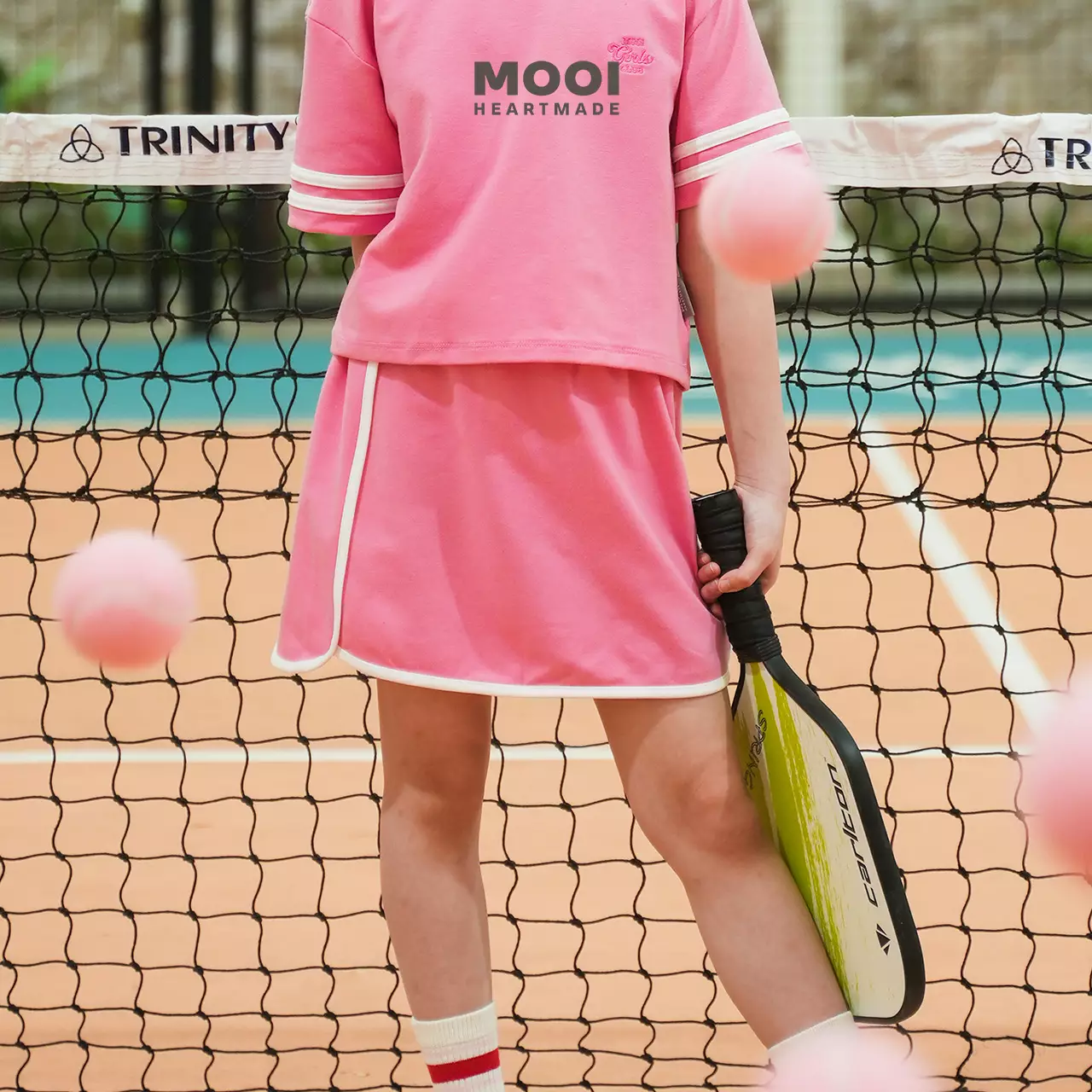 Mooi Rok Anak Perempuan Gianna Skirt - Magenta