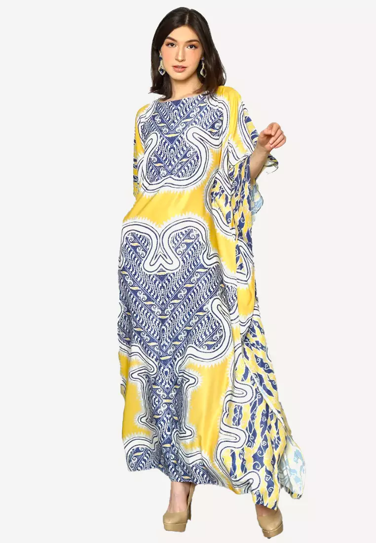 Kanzi Exclusive Short Sleeve Batik Kaftan