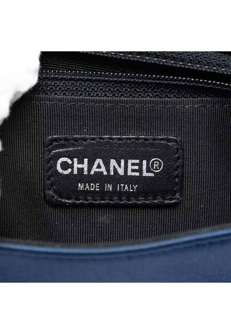 Pre-Loved Chanel Mini Chocolate Bar Satin Shoulder Bag
