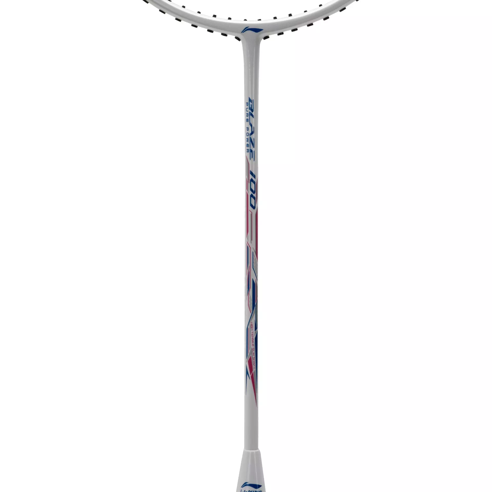 Li-Ning Badminton Racket Blaze 100 78 Grams - Pearl White/Blue/Pink