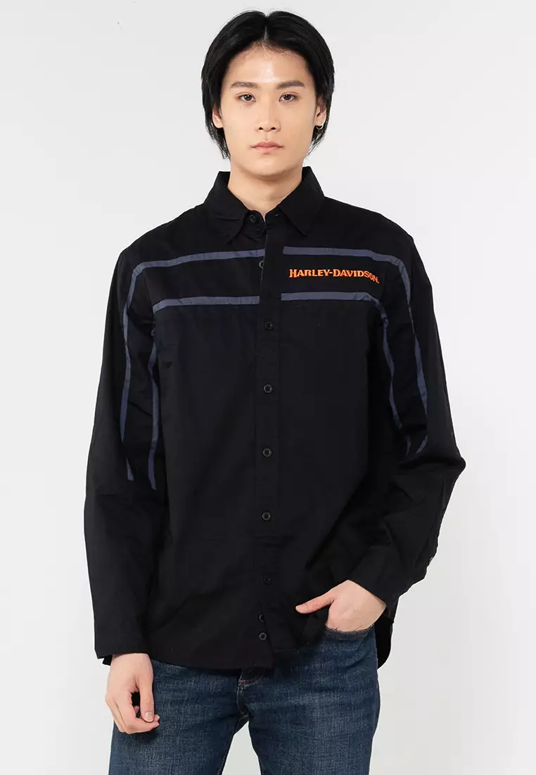 Harley-Davidson Race Stripes Long Sleeve Shirt