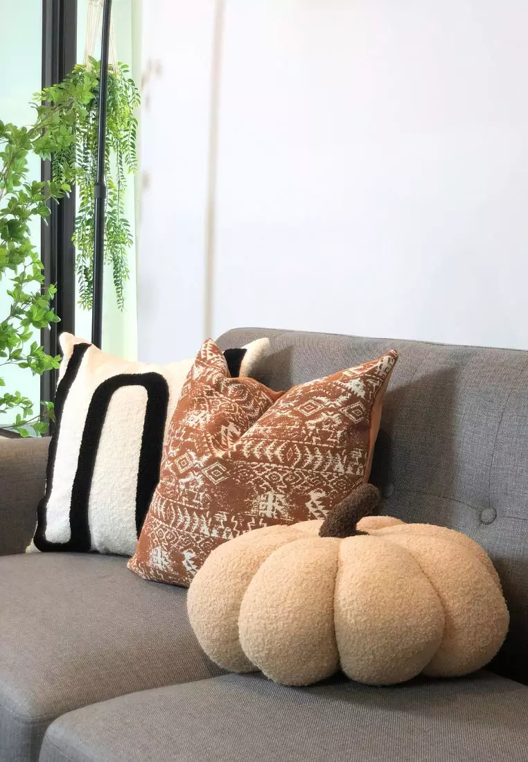 Buy FURNY MATTER Teddy Fleece Pumpkin Plush Toy Pillow Online