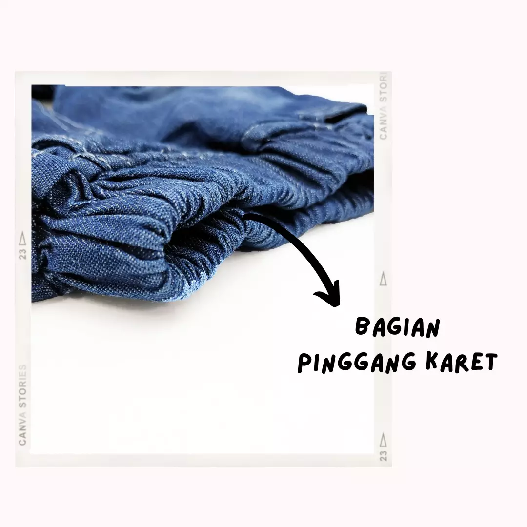 Wakakids Celana Jeans Bayi Anak Unisex Basic Medium 021