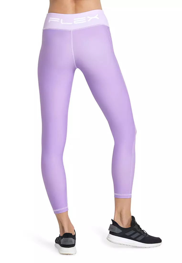 Flexzone Long Legging Women Shine Series Amethyst