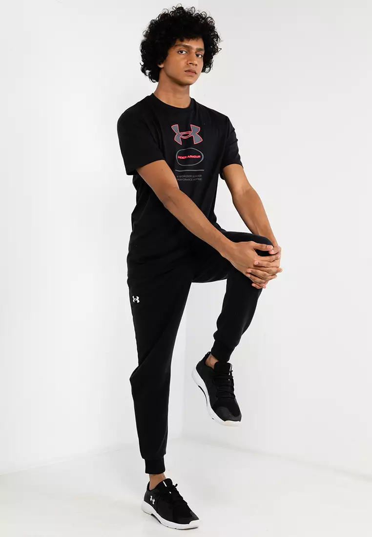 Under armour 2025 stacked joggers