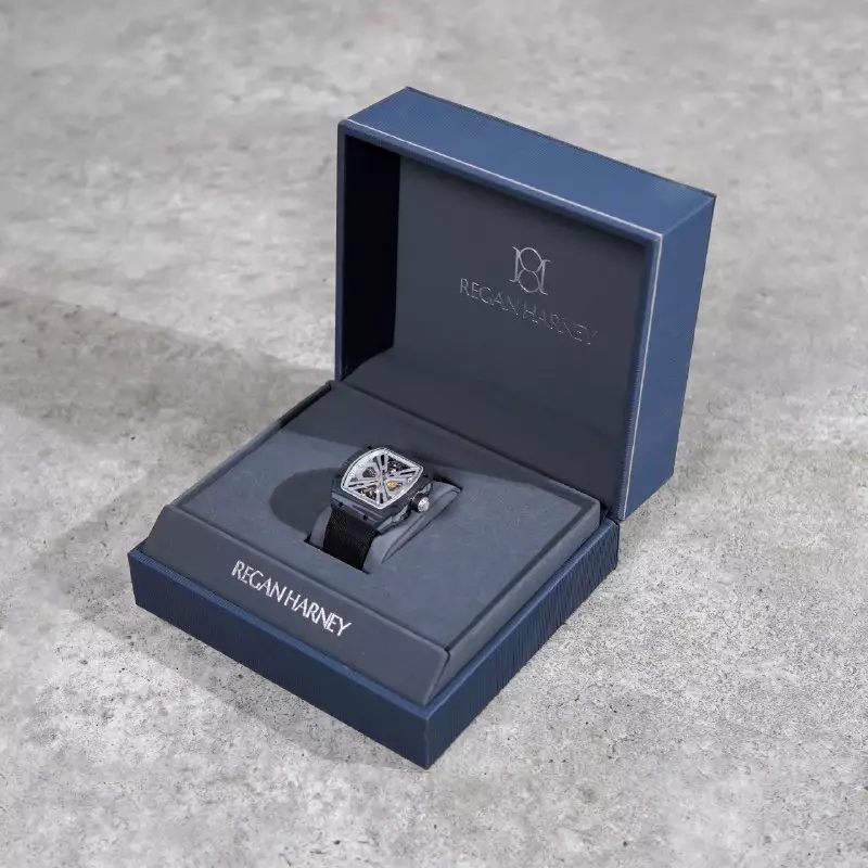 Jam Tangan REGAN HARNEY RH 73-11 ONYX CARBON WATCH 100% ORIGINAL - OS