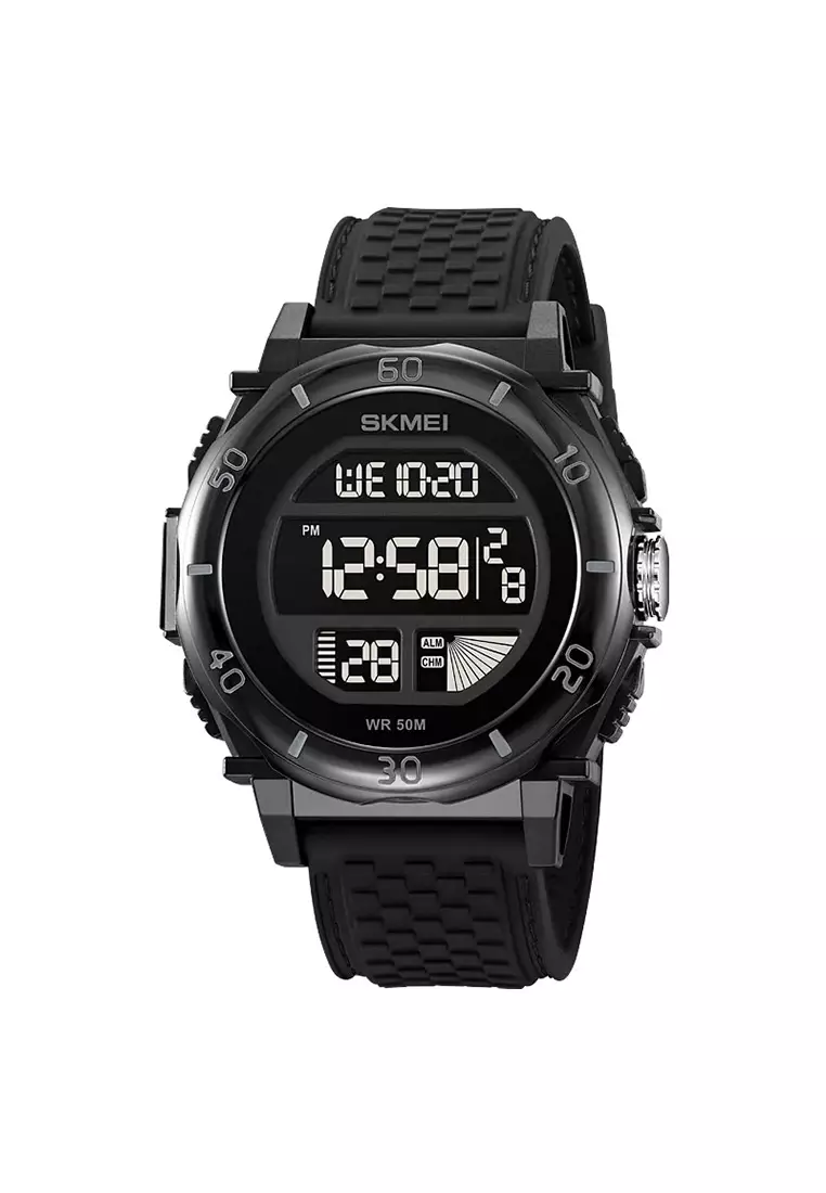 Jam Tangan Digital Pria Sporty Material TPU 2204 ORIGINAL