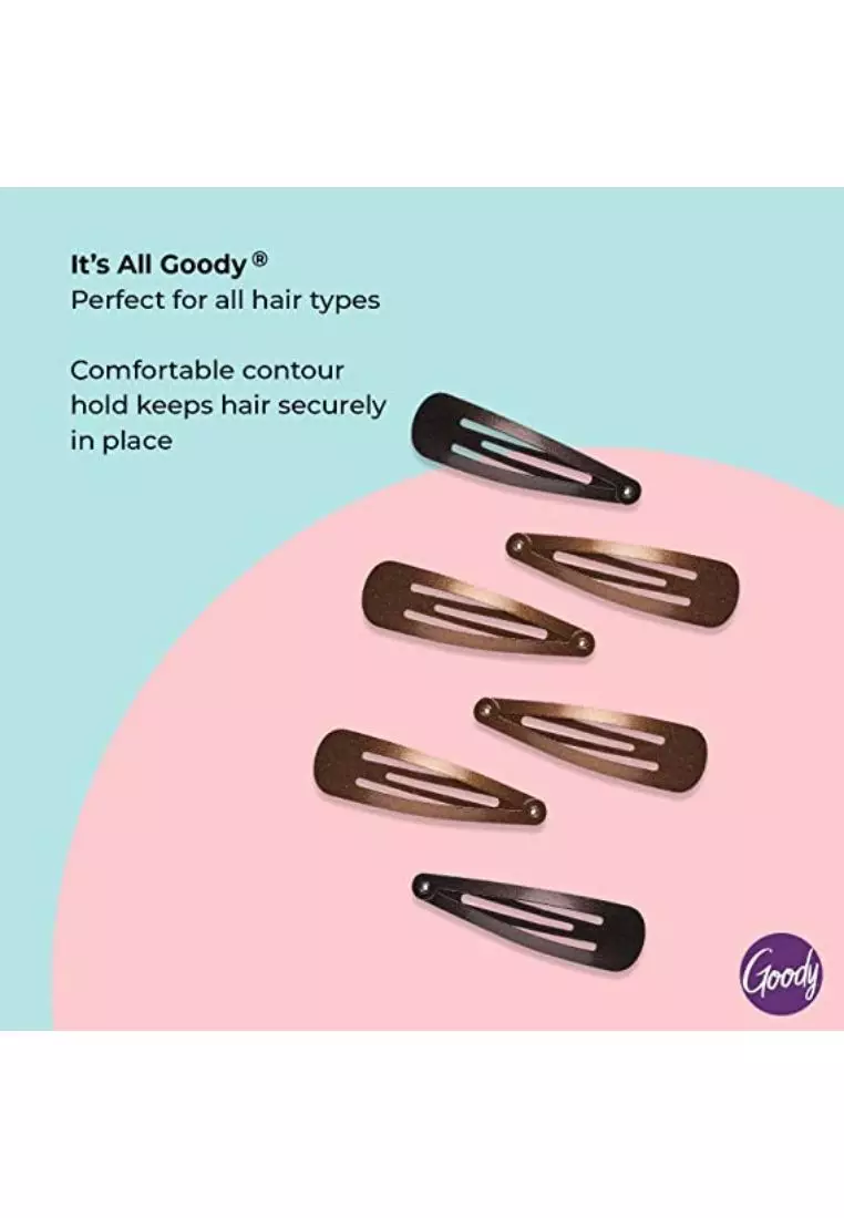 Goody 3000662/ 76614 Contour Clip Brunette 6 on cls