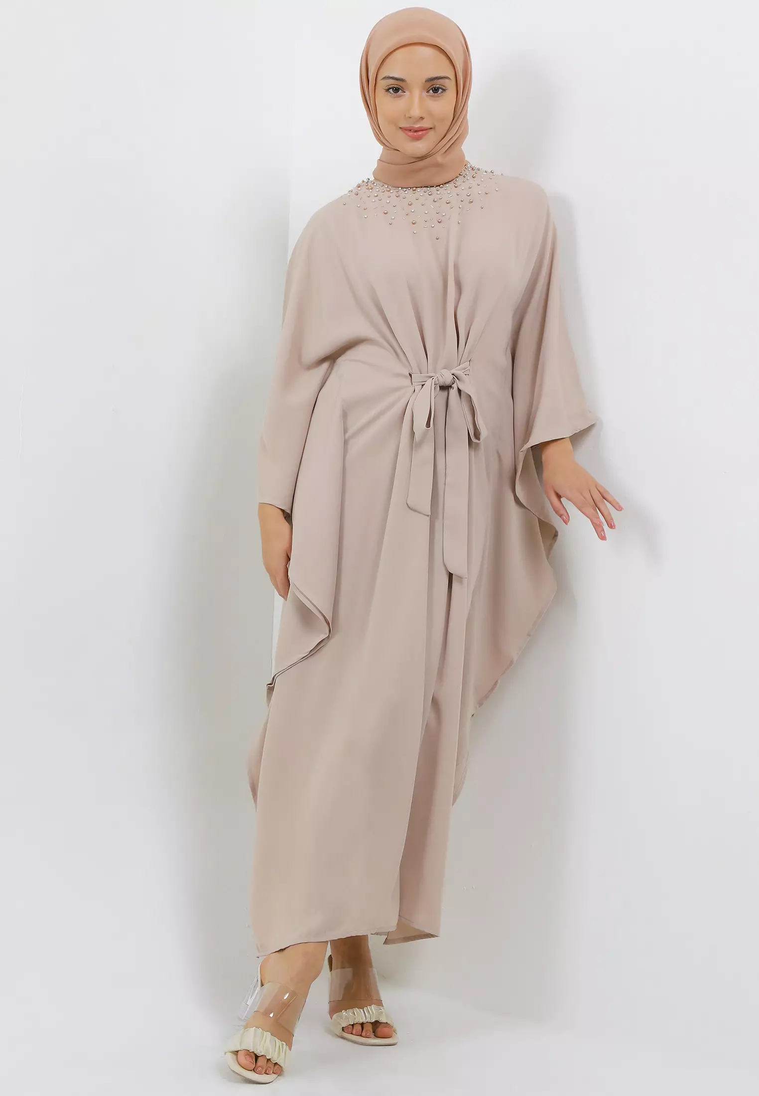 MFMW Syahira Kaftan Khaky With Payet