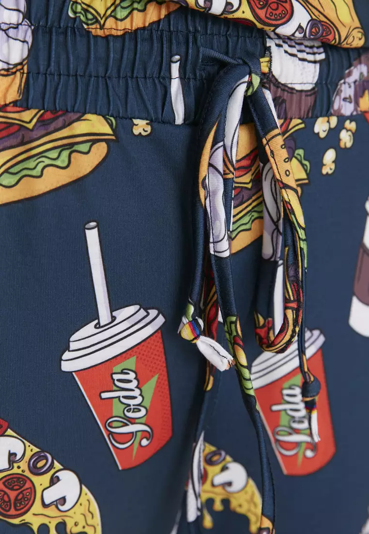 Multicolored Knit Pajama Set