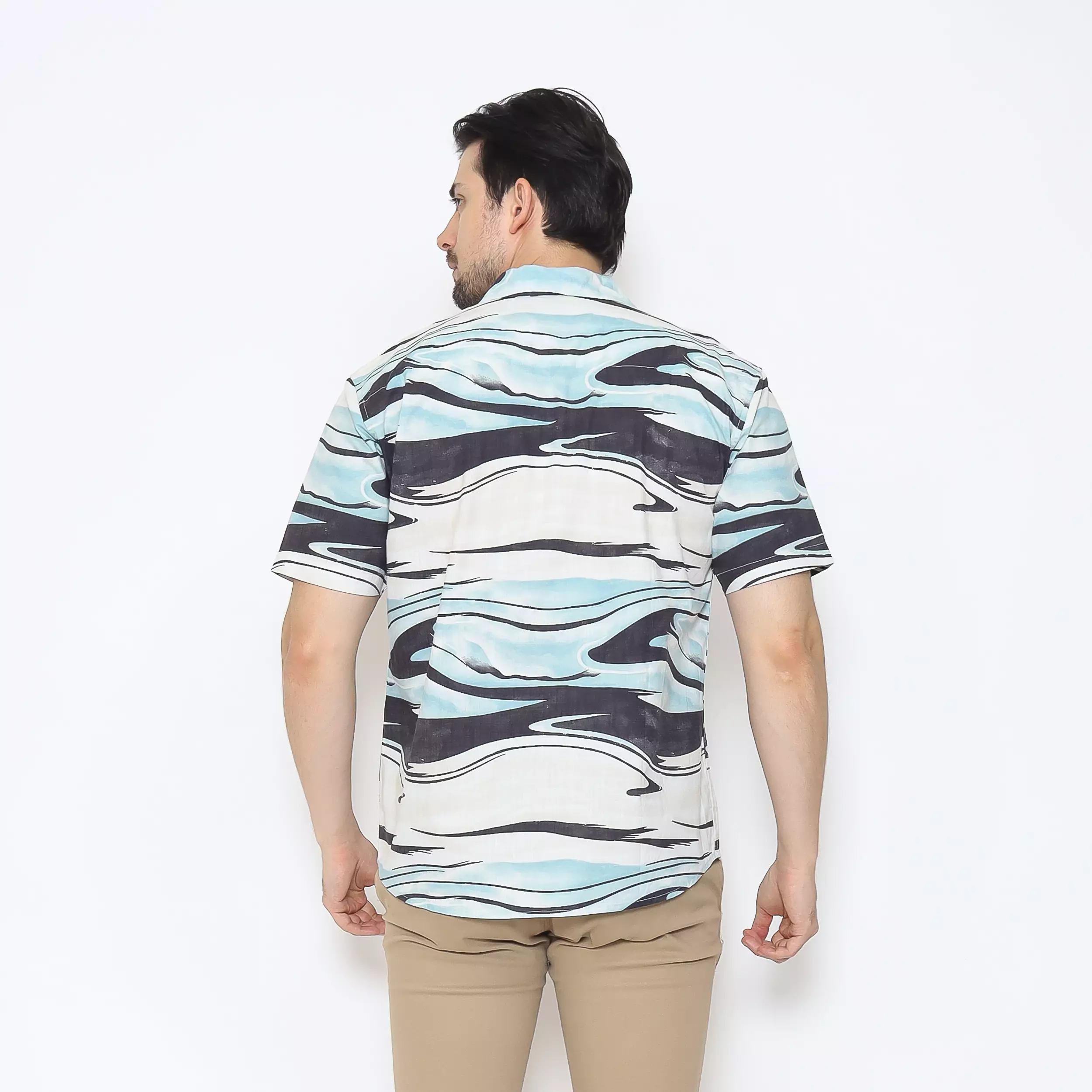 AMK Kemeja Pria Lengan Pendek SHP Aero S/S Blue