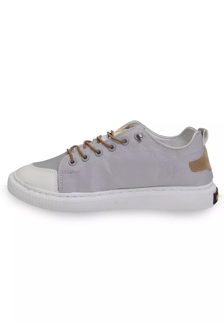Anando Sepatu Sneakers Pria Motif Gambar Casual Shoes Stylish Design Material Leather ORIGINAL - Gray