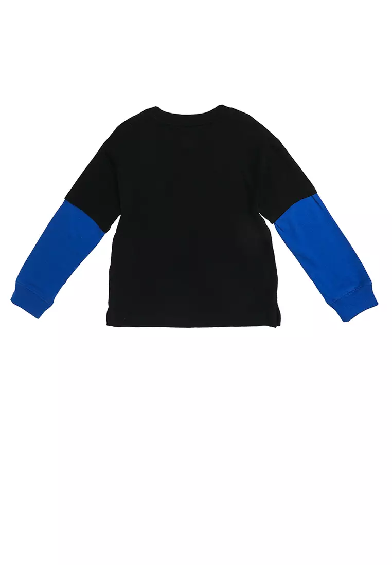 Long Sleeve Twofer Novelty Tee